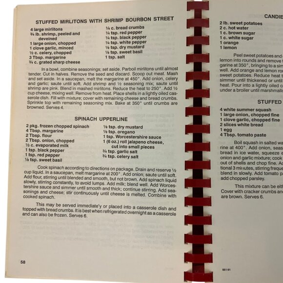 The Cajun Gourmet Afloat and On The Road Cookbook By Carlo DiNapoli 1991 Spiral - Picture 7 of 13